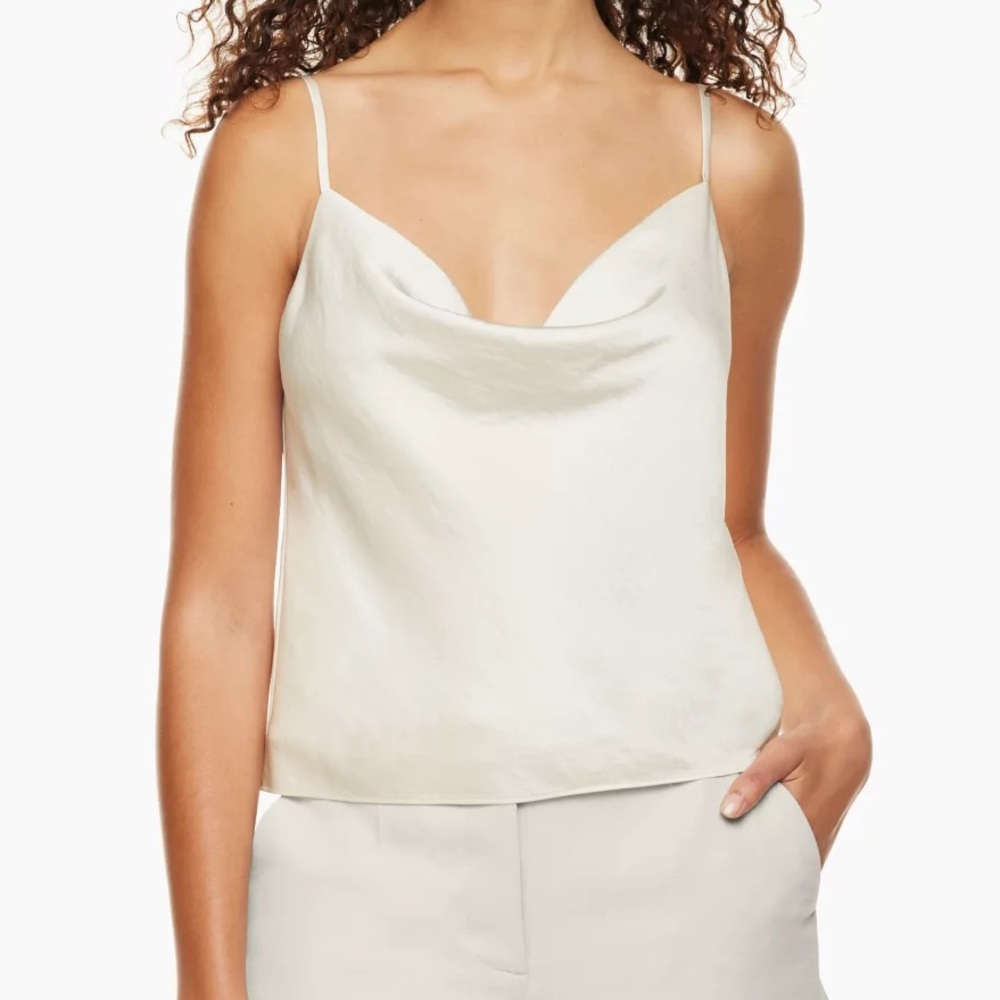 Aritzia Wilfred satin cami